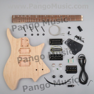 Headless DIY Electric Guitar Kit with Maple Veneer (ZQN-005)