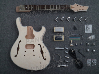 PANGO Semi-Hollow Body DIY Electric Guitar Kit (PJS-328)