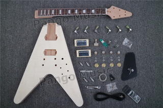 Flying V Style DIY Electric Guitar Kit / DIY Guitar (PFV-905)