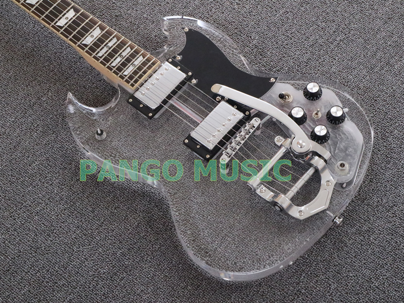 SG Style Acrylic Body Electric Guitar (PAG-007)
