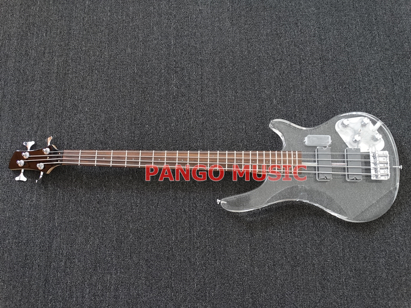 4 Strings Acrylic Body Electric Bass Guitar (PAG-002)