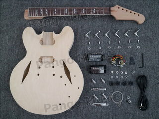 Hollow Body ES335 DIY Electric Guitar Kit / DIY Guitar (PHB-750)