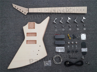 Explorer Style DIY Electric Bass Kit / DIY Bass Guitar (PEX-923)